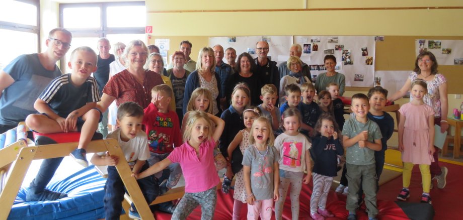 Die Kindertagesstätte Abenteuerland in Boppard-Buchholz hatte zu Großelternnachmittagen eingeladen.