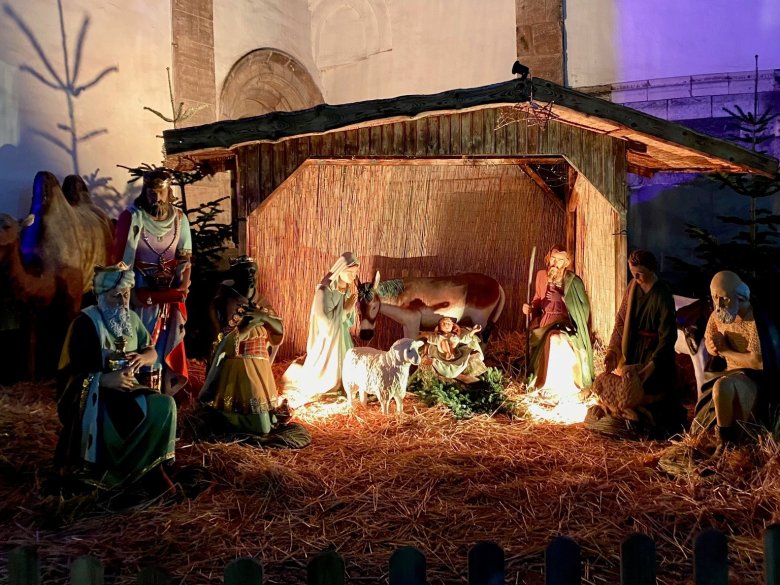 Die lebensgroße Krippe wird auch beim zweiten Bopparder Weihnachtsmarkt wieder zu sehen sein. 