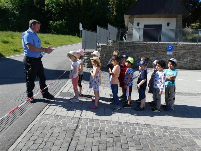 Polizeibesuch in der Kita Weiler