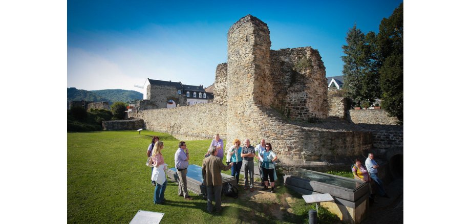 Das Römerkastell in Boppard.