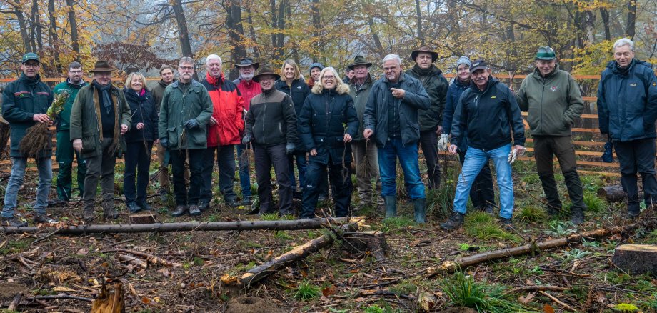 Gruppenfoto des Umweltausschusses.