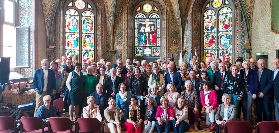 Beim Empfang in der Bundesakademie Boppard waren zahlreiche Gäste aus Amboise und Boppard anwesend. 