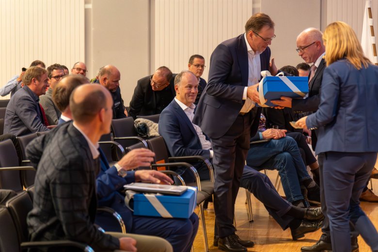 Zum Abschluss dankte Bürgermeister Jörg Haseneier den Teilnehmern der Podiumsdiskussion.