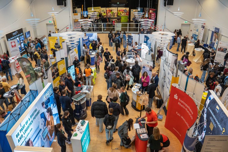 Einiges los war am Freitag, 27. September 2024, bei der Berufs- und Ausbildungsmesse in der Stadthalle Boppard. 