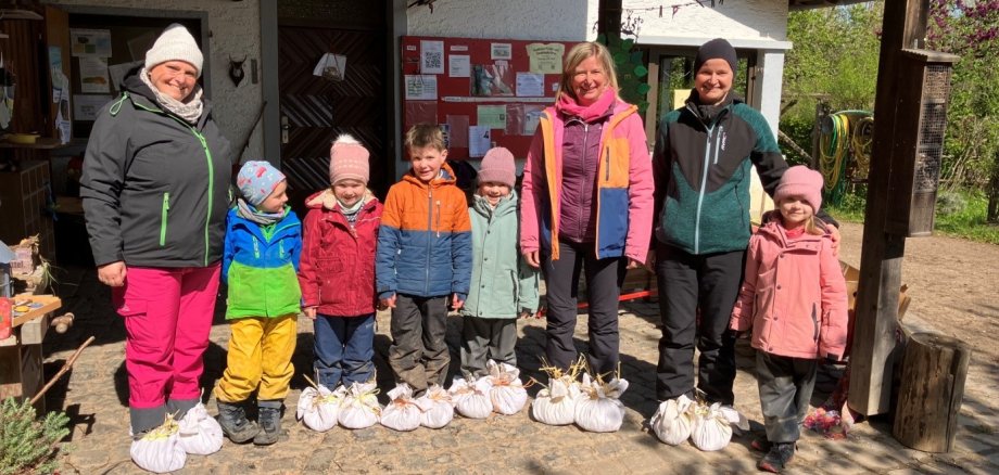 Eine Reise in die faszinierende Welt des Mittelalters unternahmen die „Füchse“ der naturnahen Kindertagesstätte „Winkelholzbande“ in Boppard-Oppenhausen.